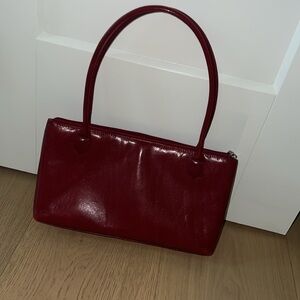 Red Hobo Shoulder Bag